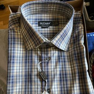 St. Croix long sleeve dress shirt